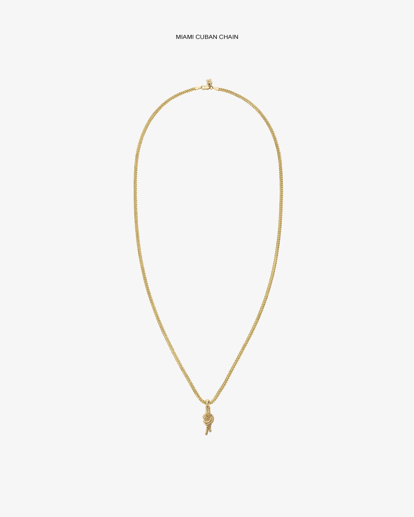14Kt Gold Nautical Knot Pendant - Aimé Leon Dore Jewelry