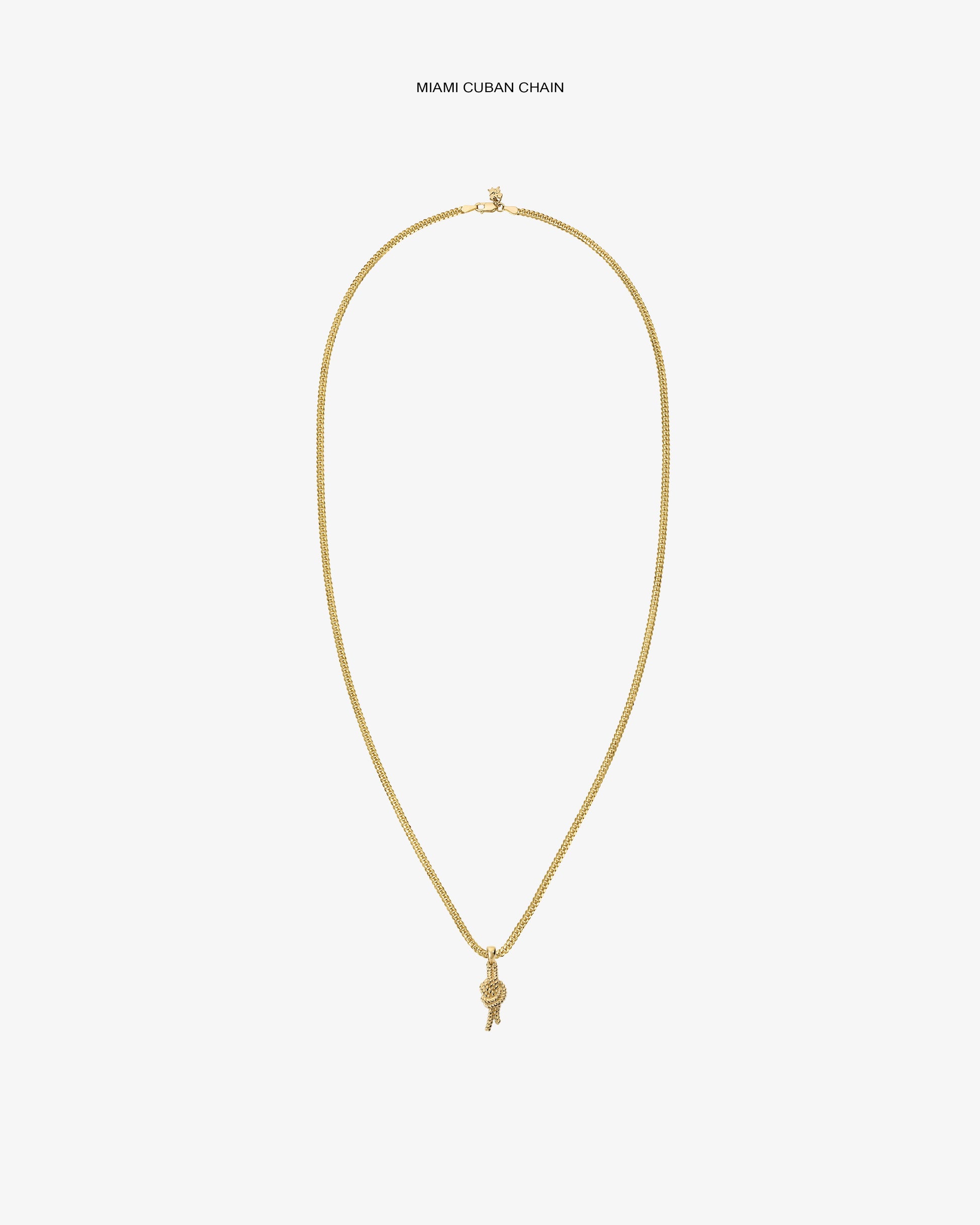 14Kt Gold Nautical Knot Pendant - Aimé Leon Dore Jewelry