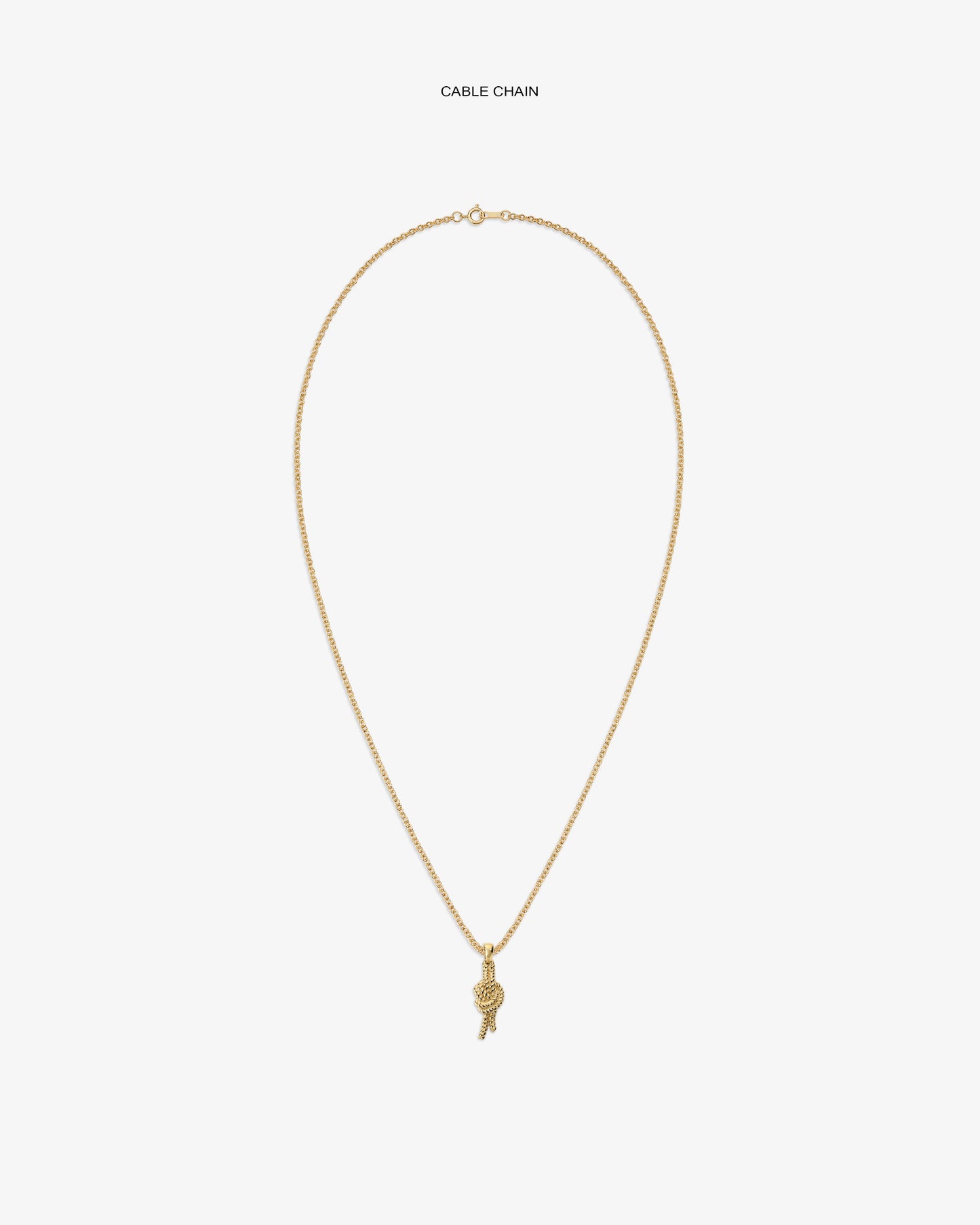 14Kt Gold Nautical Knot Pendant - Aimé Leon Dore Jewelry