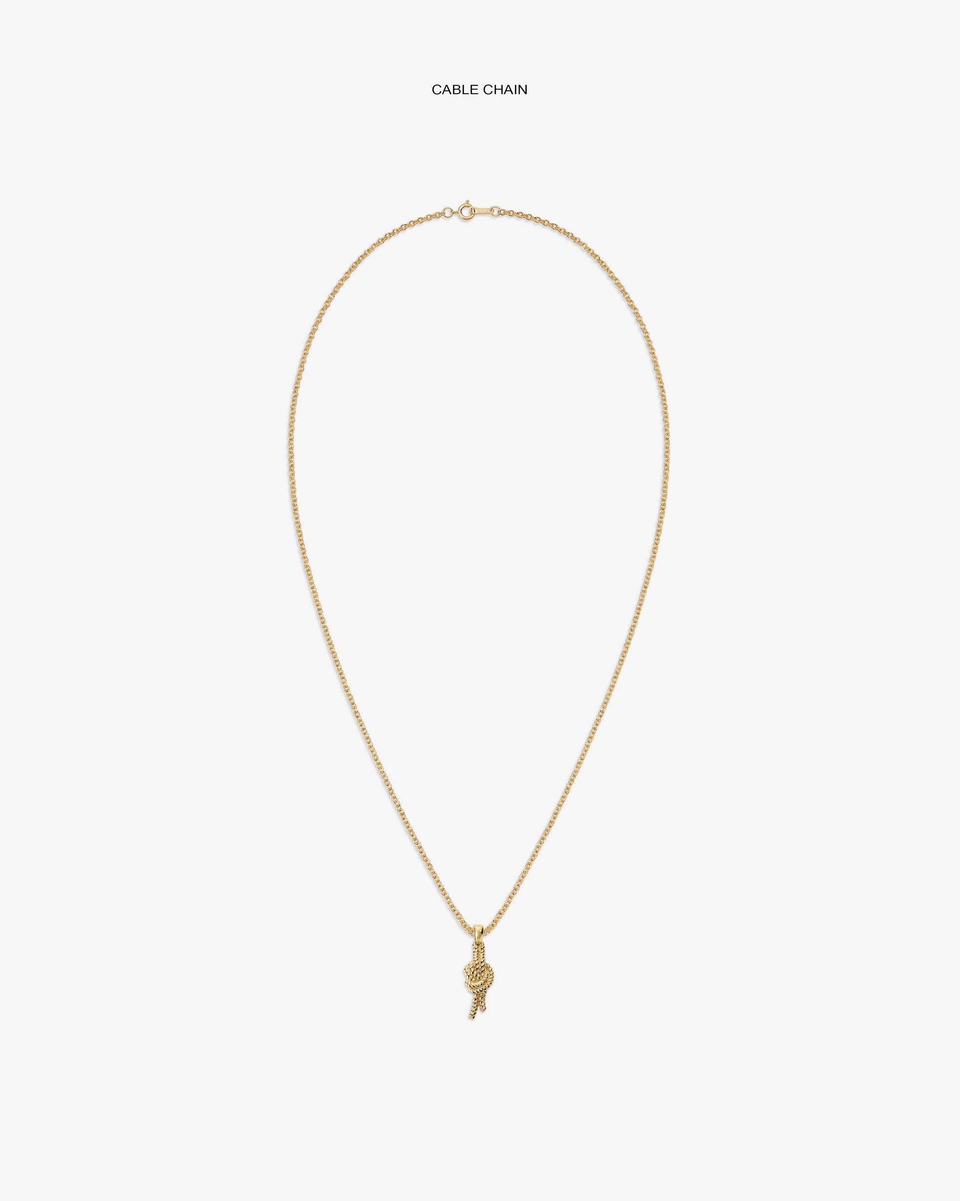 14Kt Gold Nautical Knot Pendant - Aimé Leon Dore Jewelry