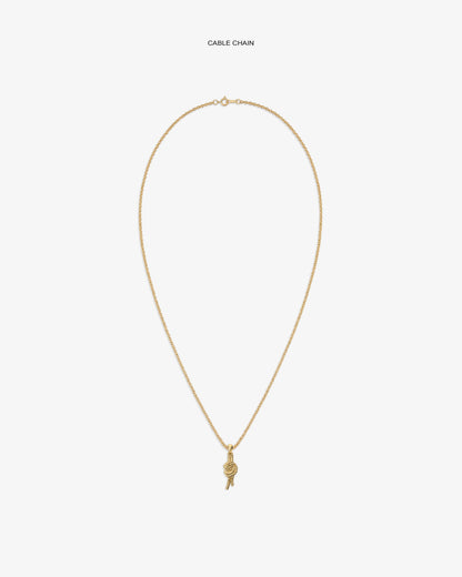 14Kt Gold Nautical Knot Pendant - Aimé Leon Dore Jewelry