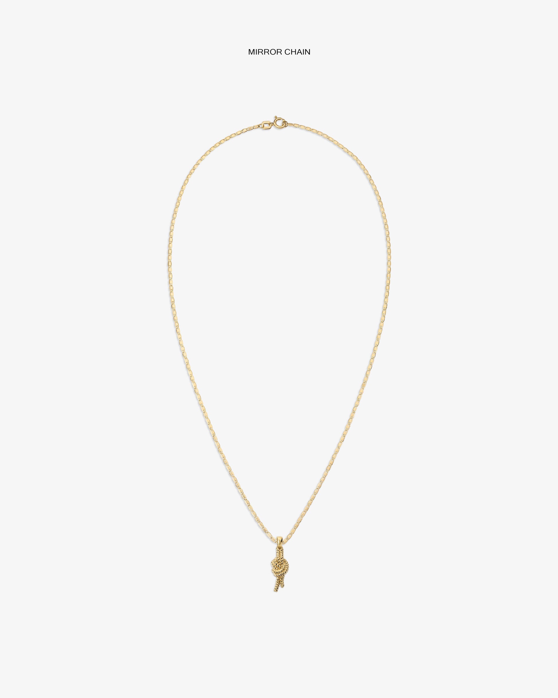 14Kt Gold Nautical Knot Pendant - Aimé Leon Dore Jewelry