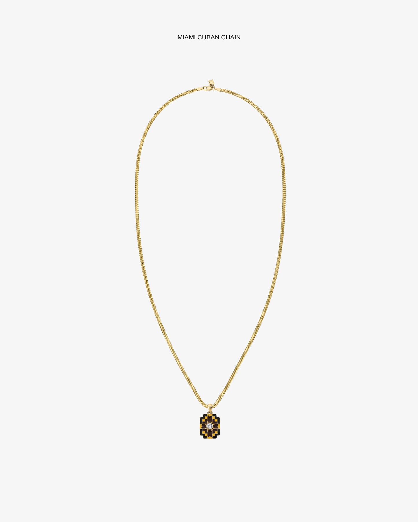 Diamond Mosaic Pendant - Aimé Leon Dore Jewelry