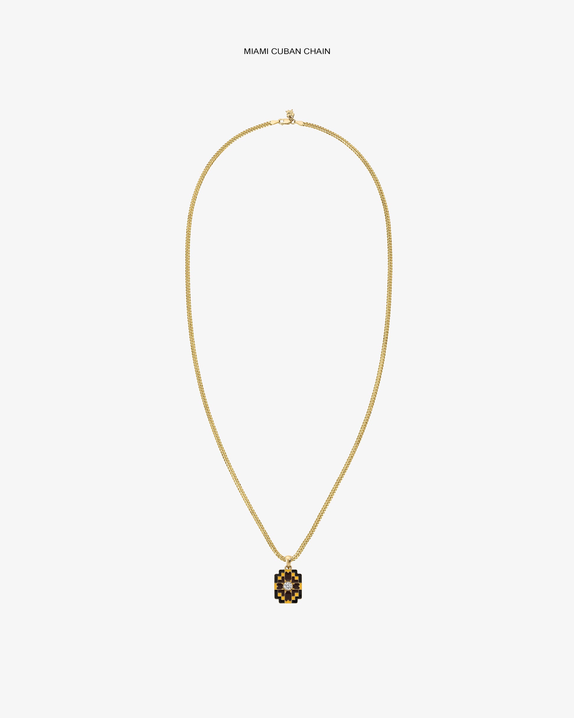 Diamond Mosaic Pendant - Aimé Leon Dore Jewelry