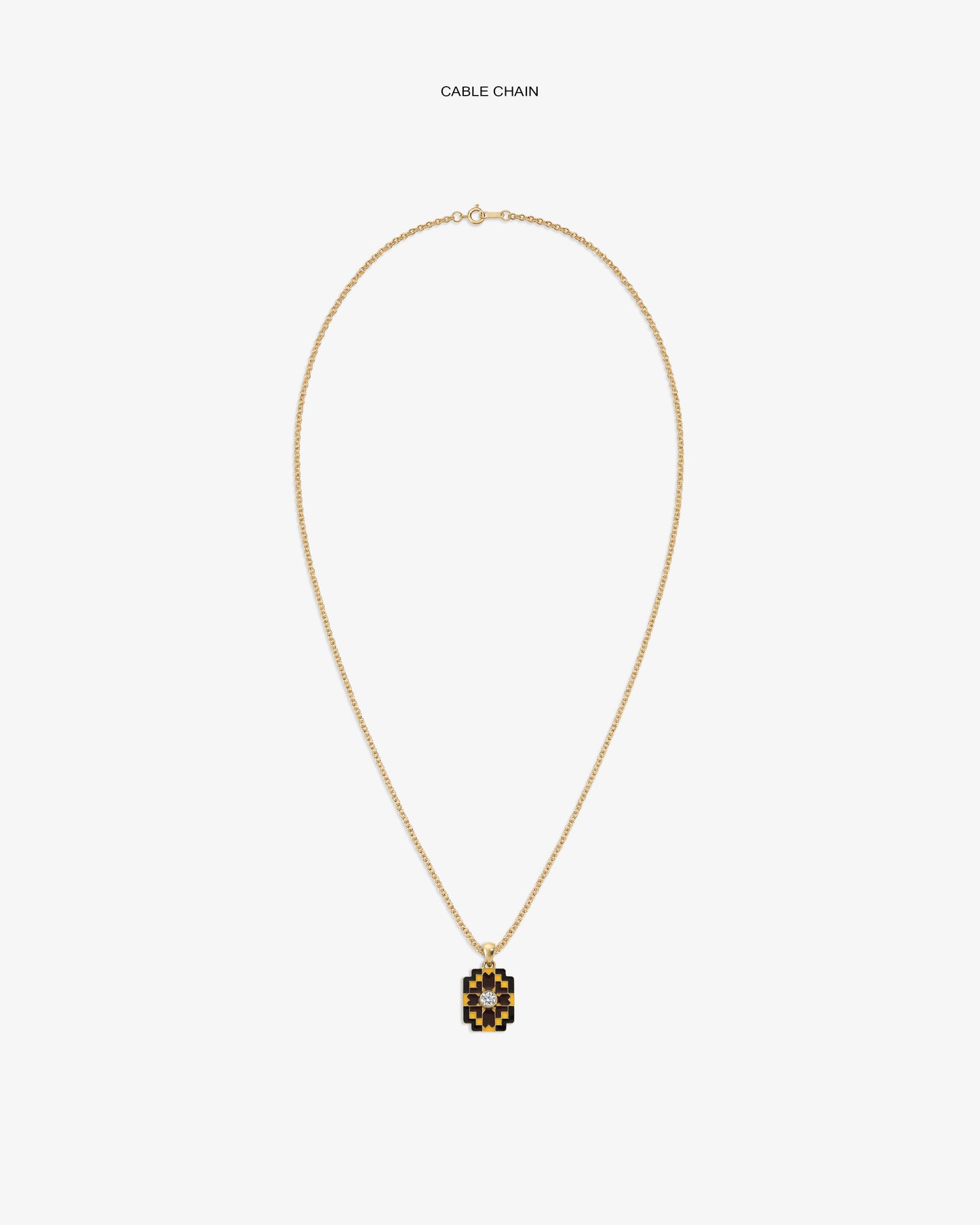 Diamond Mosaic Pendant - Aimé Leon Dore Jewelry
