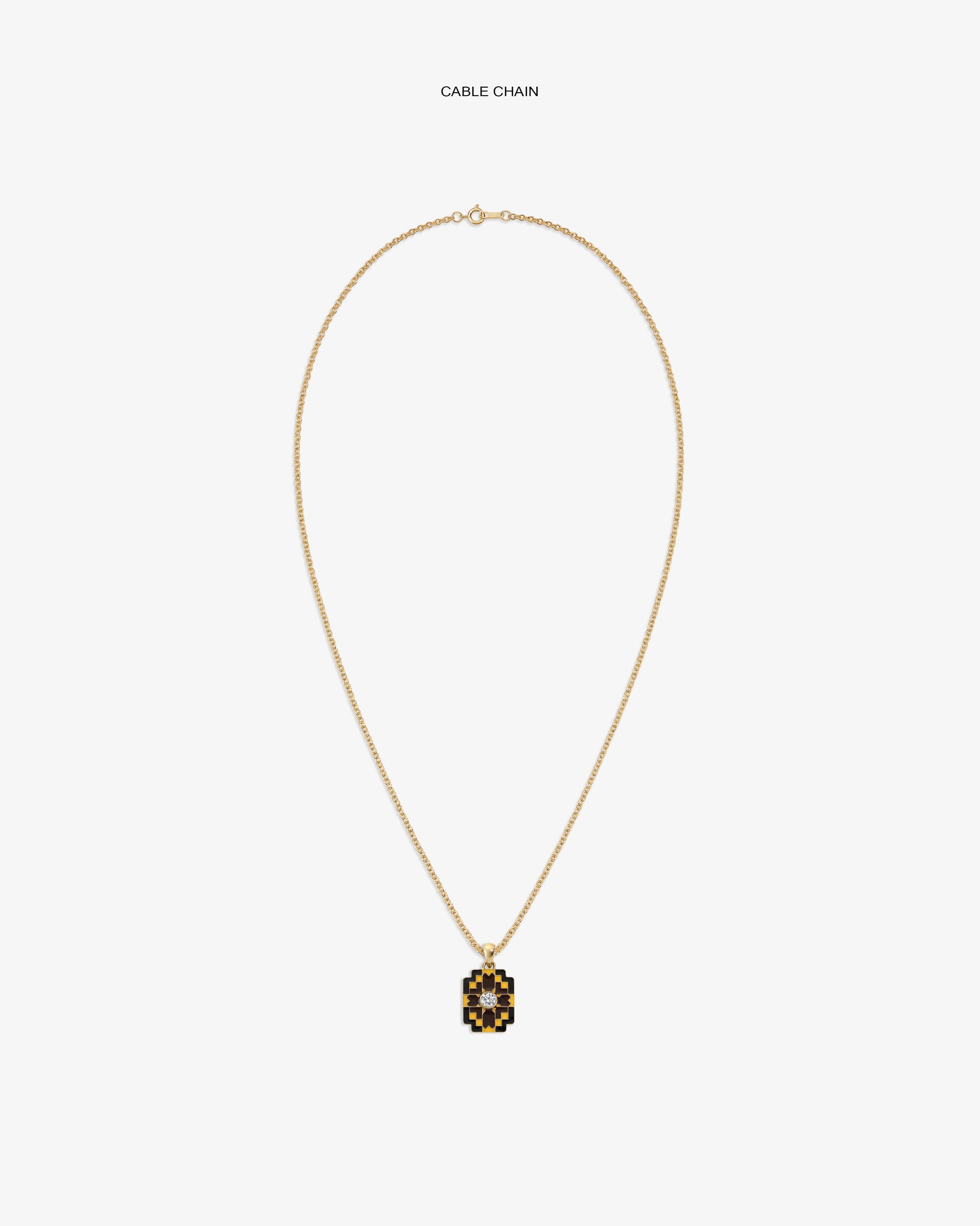 Diamond Mosaic Pendant - Aimé Leon Dore Jewelry