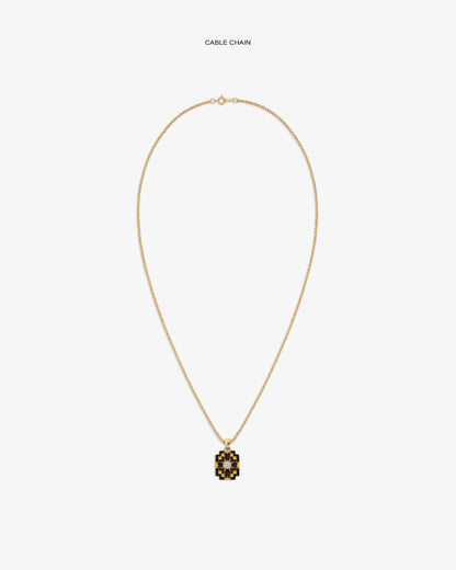 Diamond Mosaic Pendant - Aimé Leon Dore Jewelry
