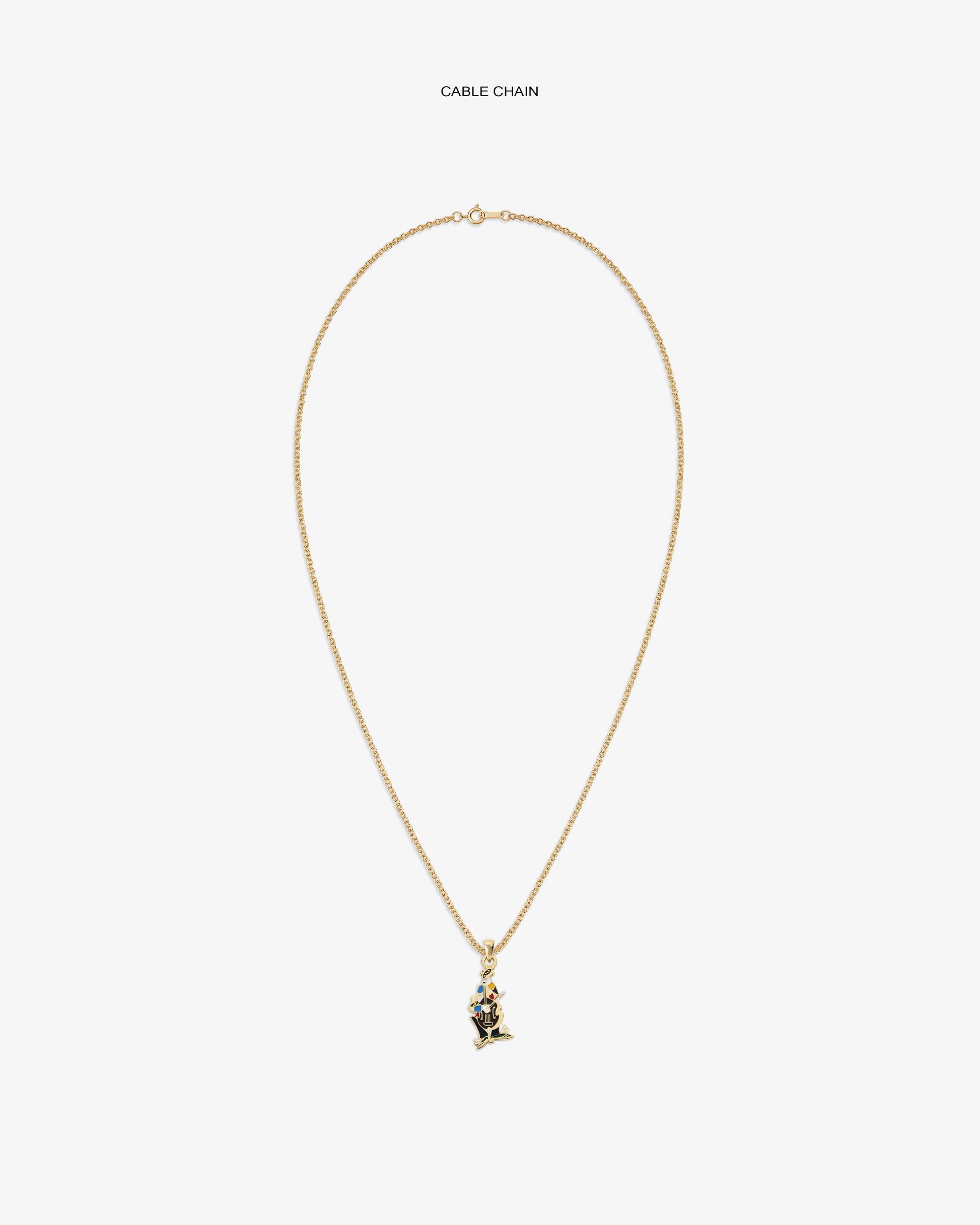 14Kt Gold Musician Pendant - Aimé Leon Dore Jewelry