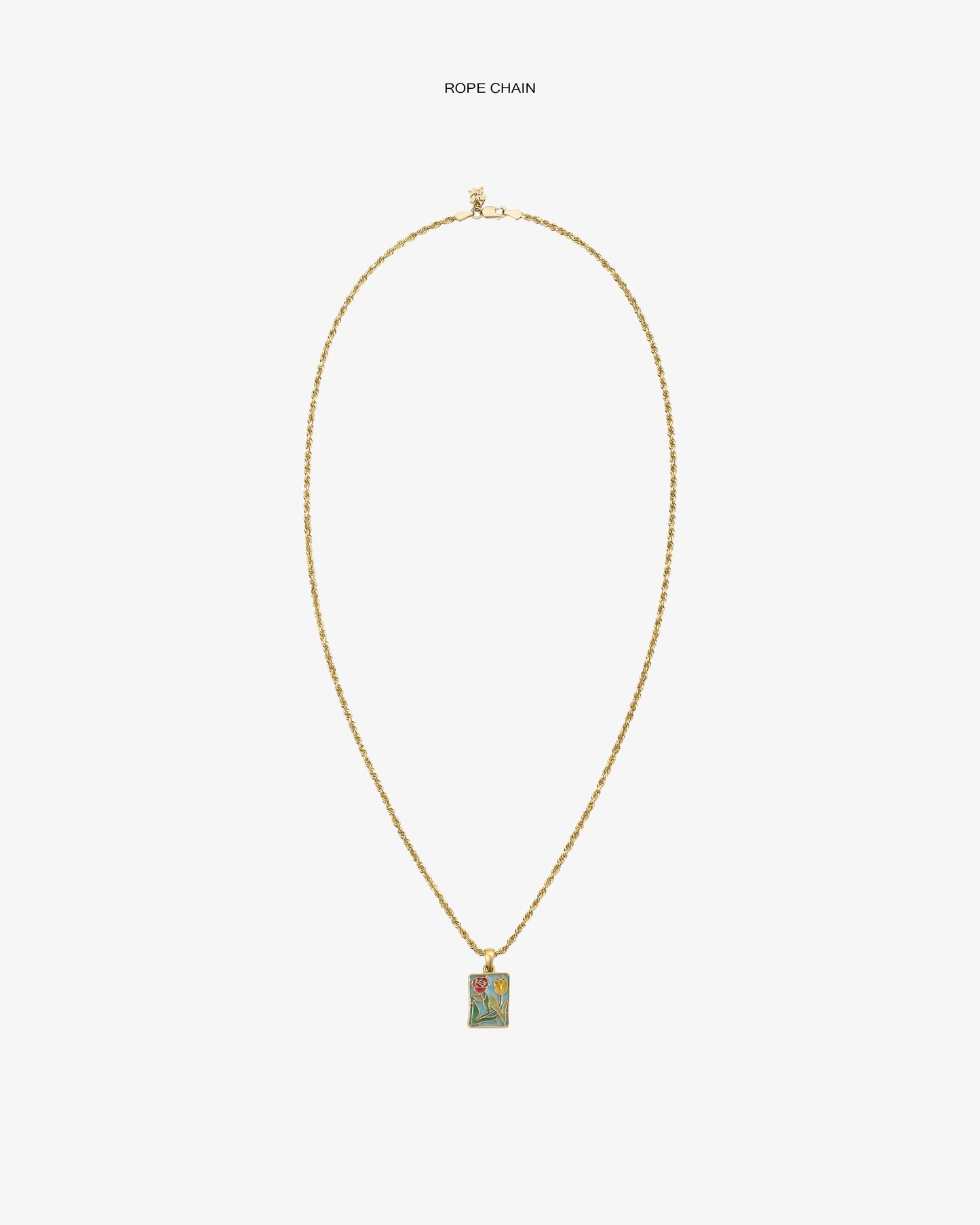 14Kt Gold Stained Glass Crest Pendant - Aimé Leon Dore Jewelry