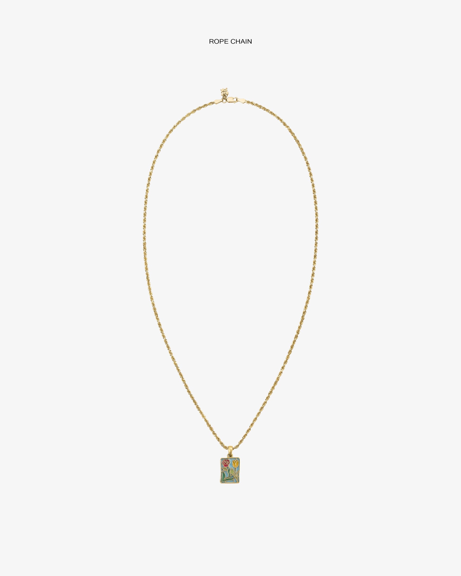 14Kt Gold Stained Glass Crest Pendant - Aimé Leon Dore Jewelry