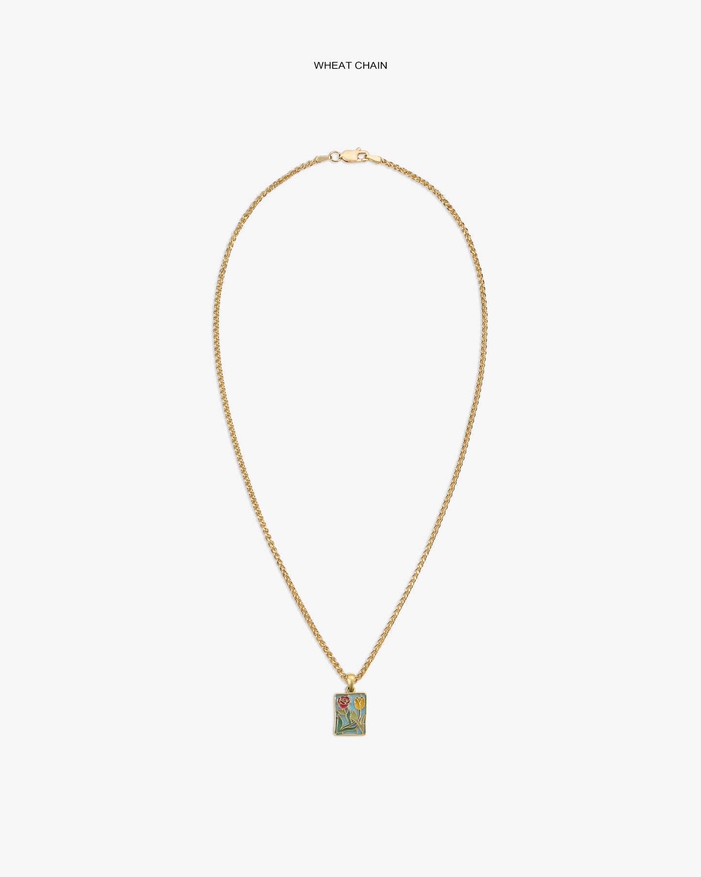 14Kt Gold Stained Glass Crest Pendant - Aimé Leon Dore Jewelry