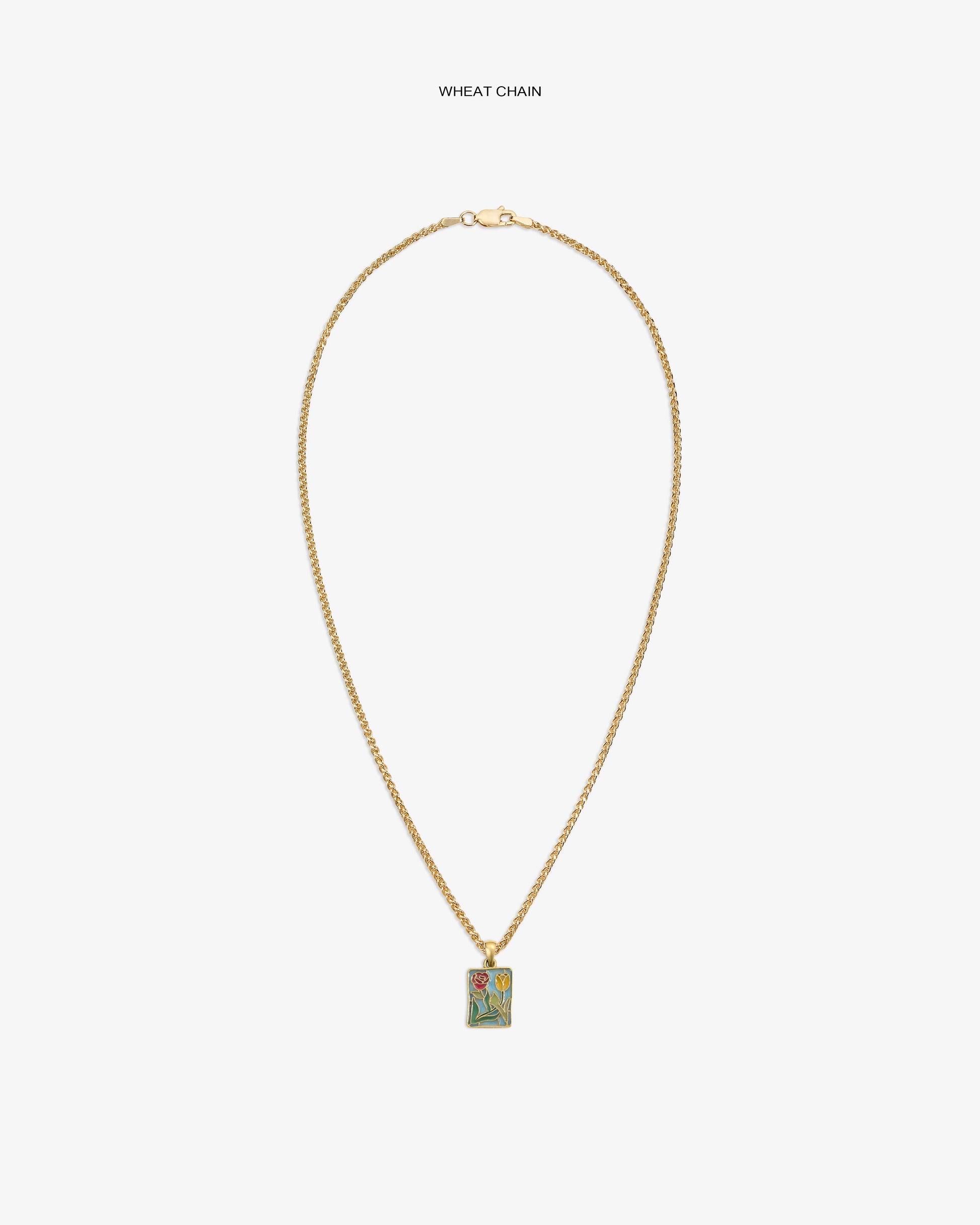 14Kt Gold Stained Glass Crest Pendant - Aimé Leon Dore Jewelry