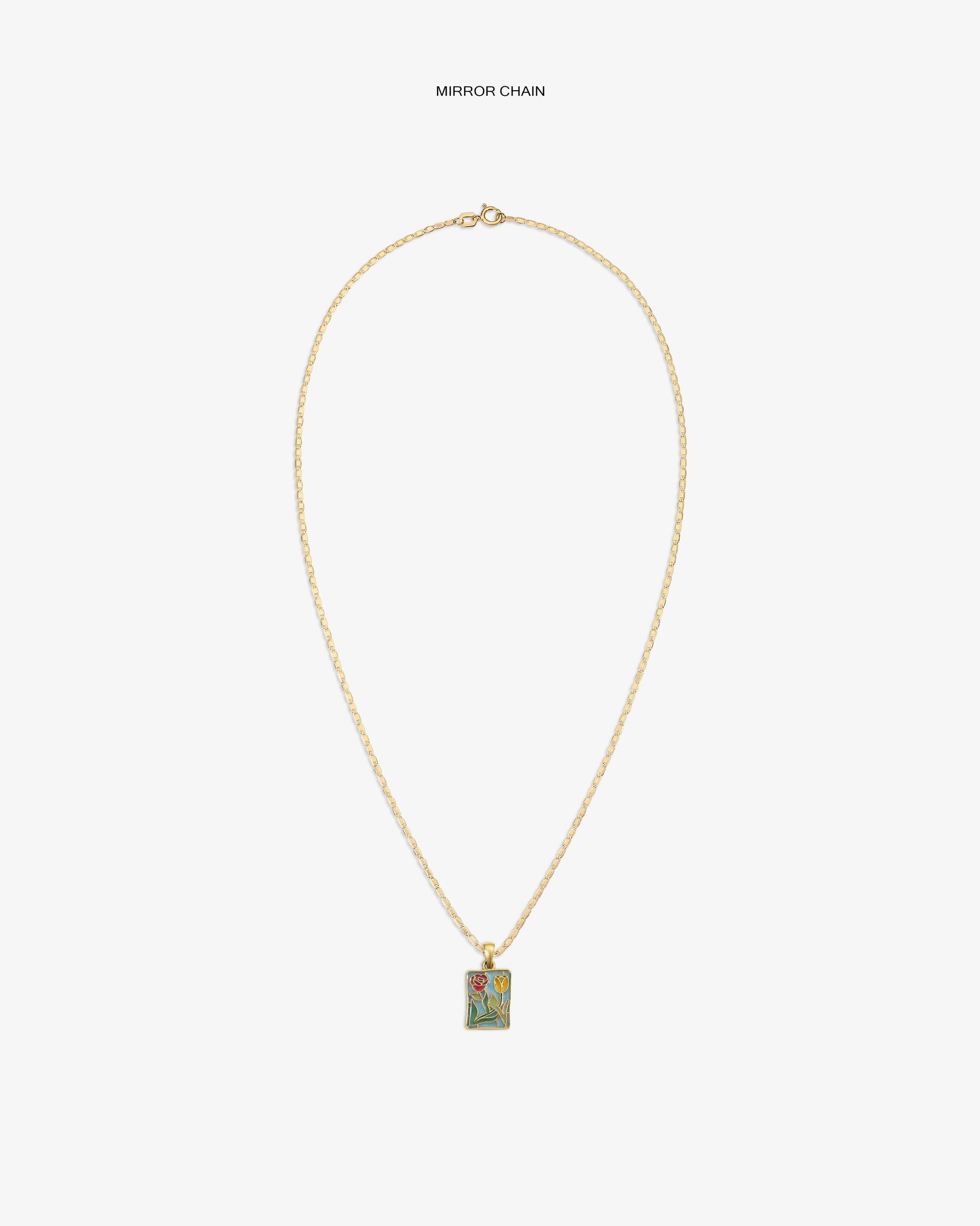 14Kt Gold Stained Glass Crest Pendant - Aimé Leon Dore Jewelry