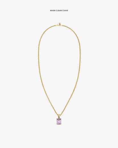 14Kt Gold Gemstone Pendant - Aimé Leon Dore Jewelry