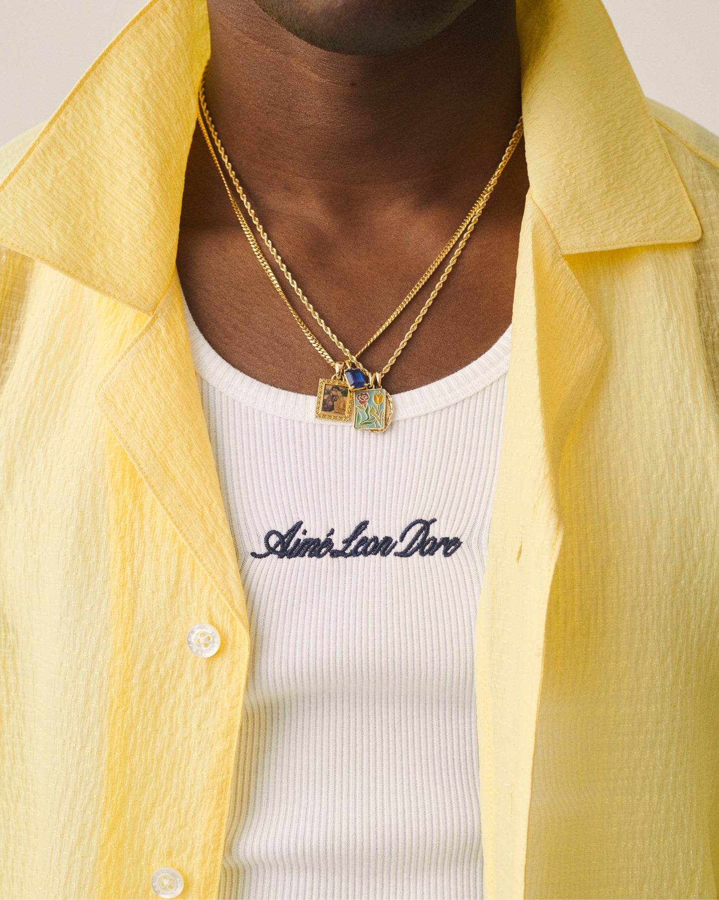 14Kt Gold Mytilene Pendant - Aimé Leon Dore Jewelry