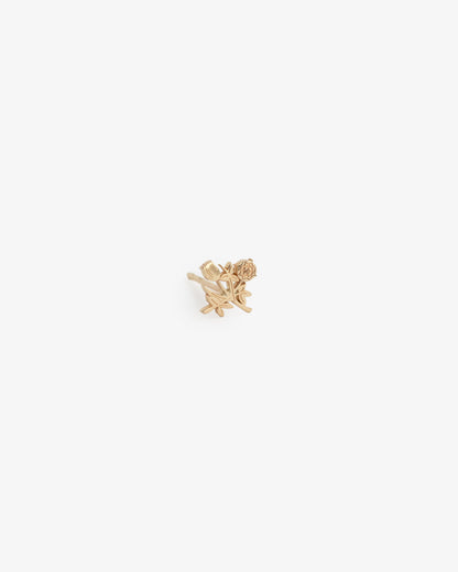 14Kt Gold Crest Earring - Aimé Leon Dore Jewelry