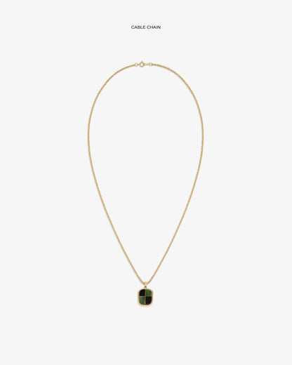14Kt Gold Mosaic Pendant - Aimé Leon Dore Jewelry