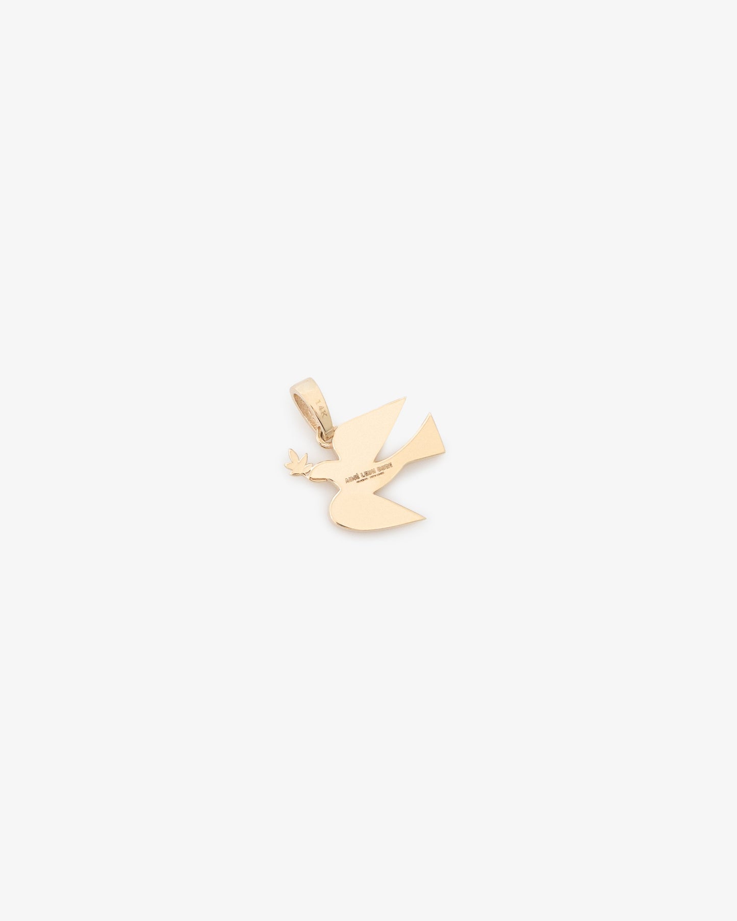 14Kt Gold Dove Pendant - Aimé Leon Dore Jewelry