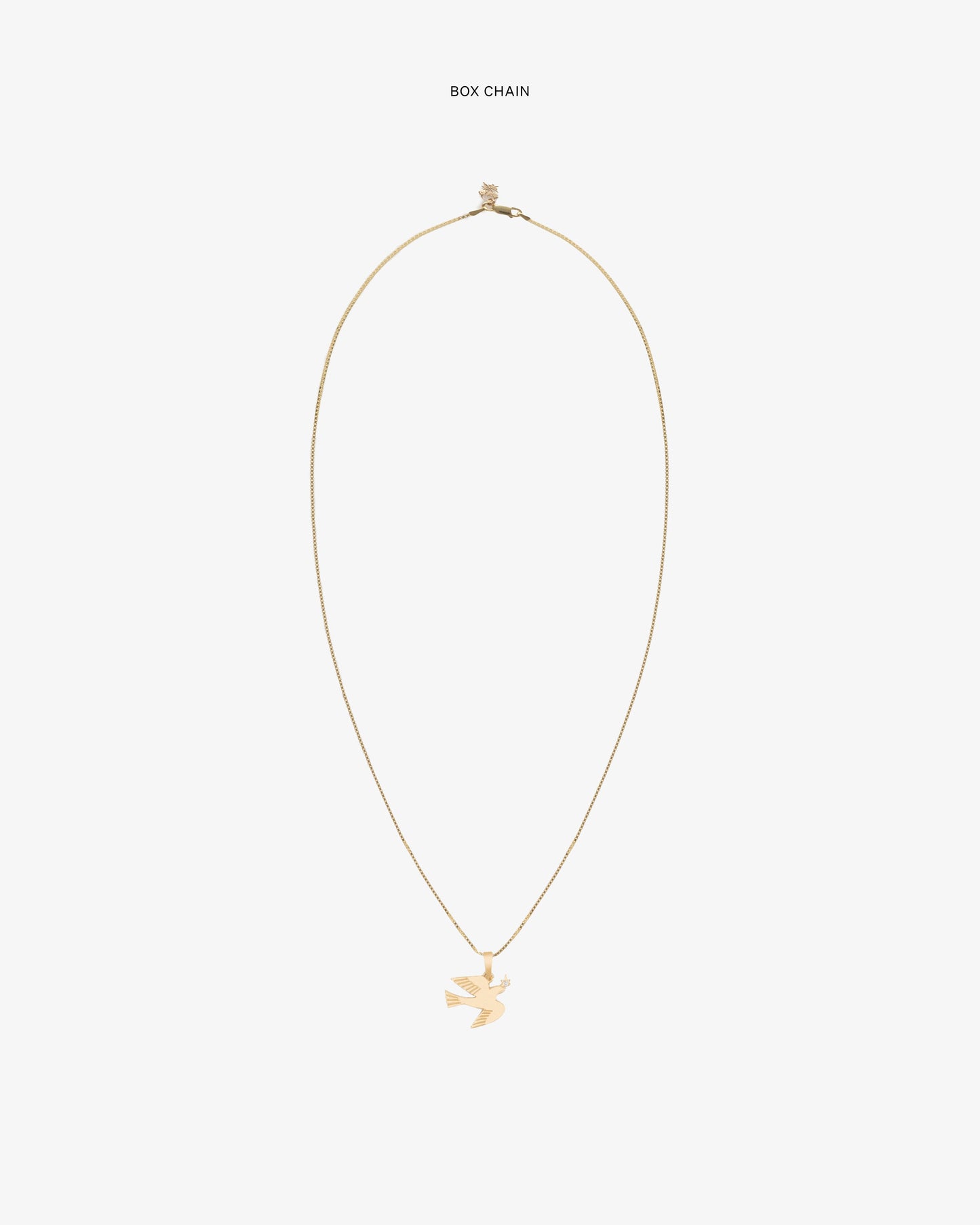 14Kt Gold Dove Pendant - Aimé Leon Dore Jewelry