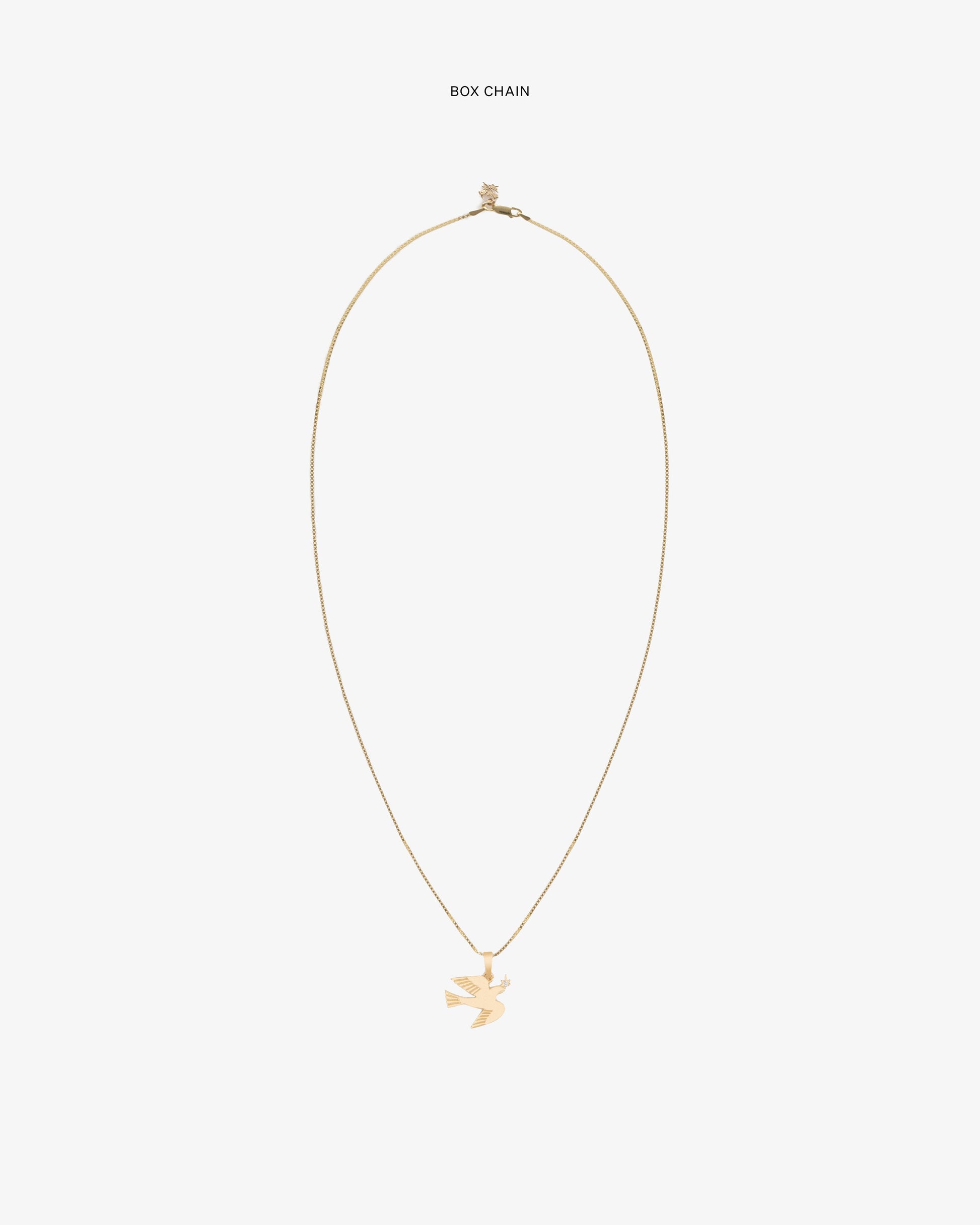 14Kt Gold Dove Pendant - Aimé Leon Dore Jewelry