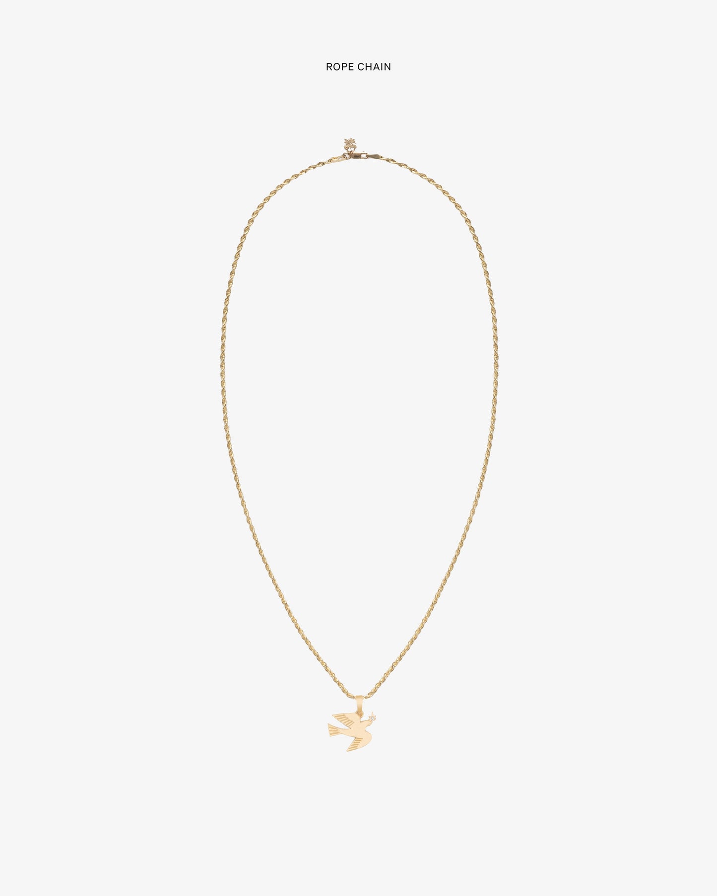 14Kt Gold Dove Pendant - Aimé Leon Dore Jewelry