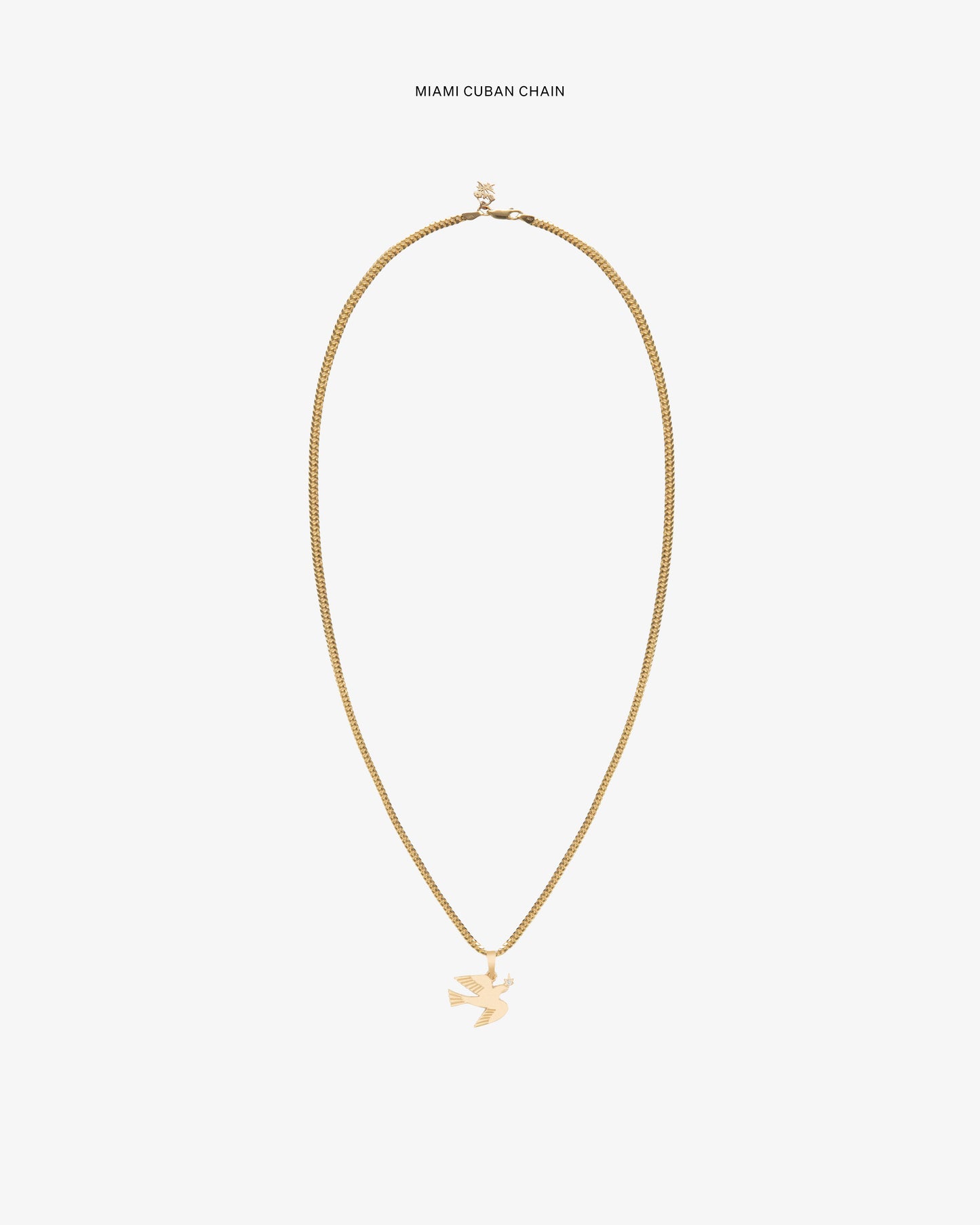 14Kt Gold Dove Pendant - Aimé Leon Dore Jewelry