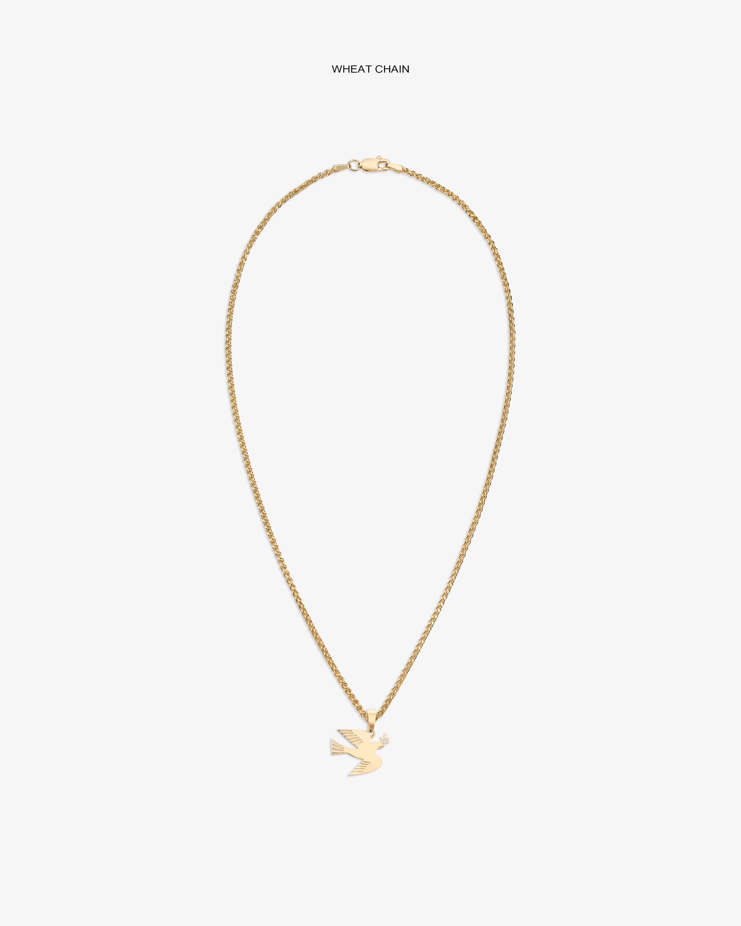 14Kt Gold Dove Pendant - Aimé Leon Dore Jewelry