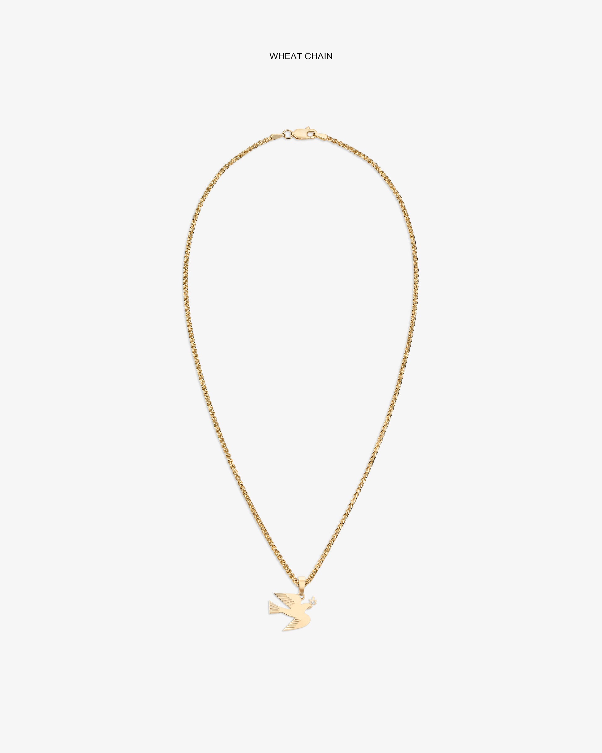 14Kt Gold Dove Pendant - Aimé Leon Dore Jewelry