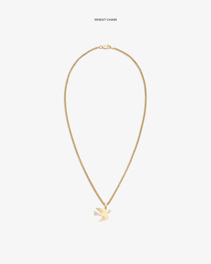 14Kt Gold Dove Pendant - Aimé Leon Dore Jewelry