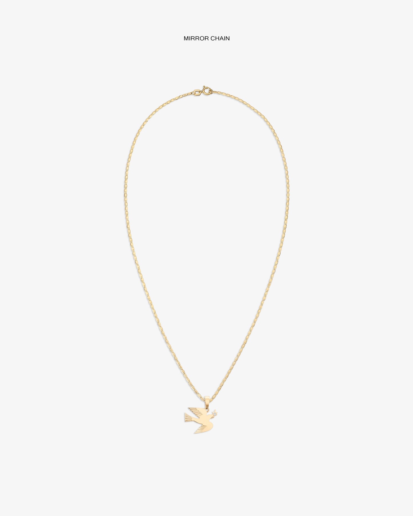 14Kt Gold Dove Pendant - Aimé Leon Dore Jewelry