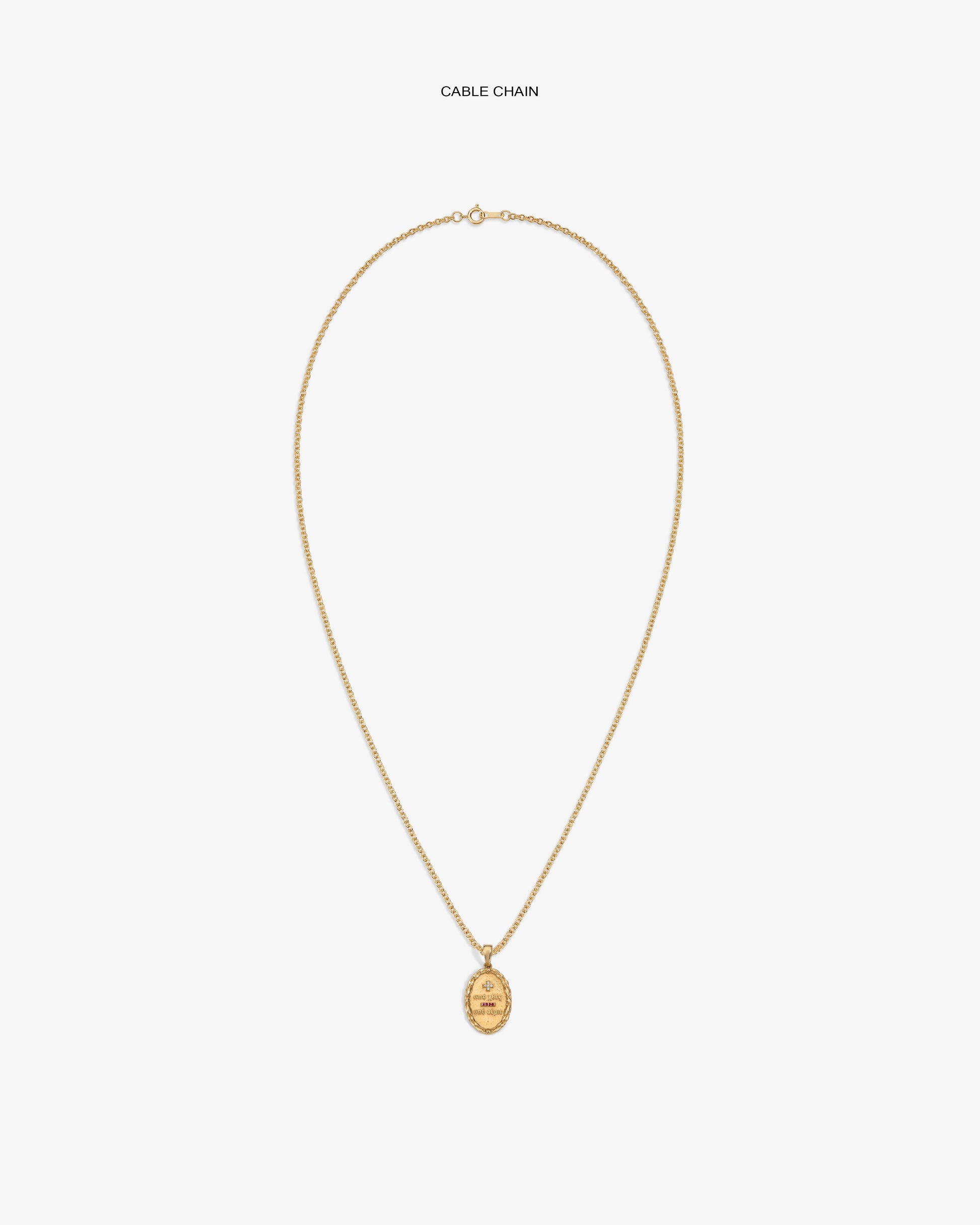 14Kt Gold Love Poem Pendant - Aimé Leon Dore Jewelry