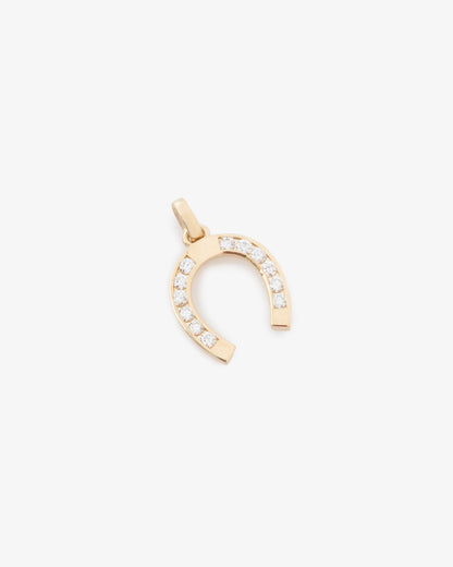 Diamond Horseshoe Pendant - Aimé Leon Dore Jewelry