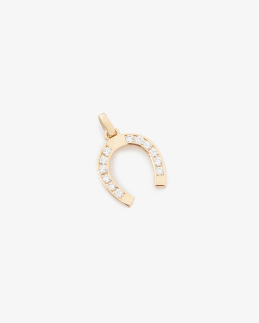 Diamond Horseshoe Pendant - Aimé Leon Dore Jewelry