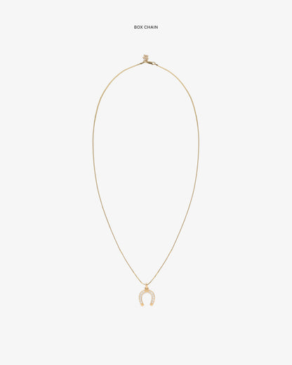 Diamond Horseshoe Pendant - Aimé Leon Dore Jewelry