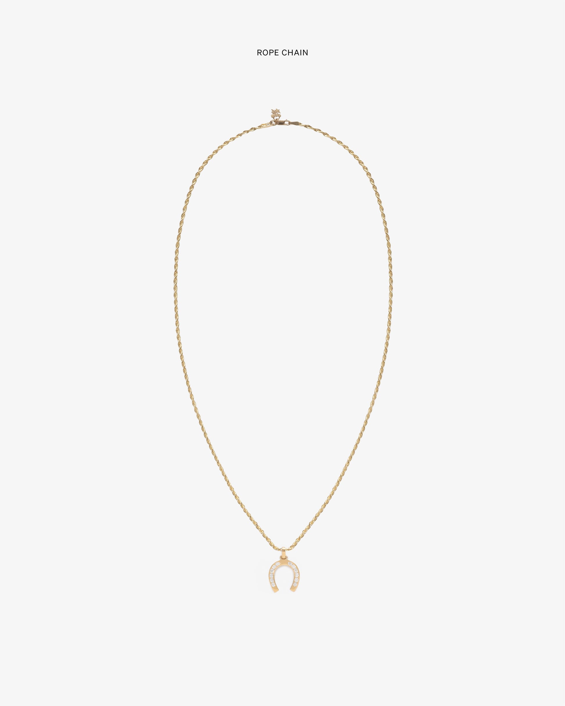 Diamond Horseshoe Pendant - Aimé Leon Dore Jewelry