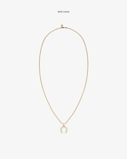 Diamond Horseshoe Pendant - Aimé Leon Dore Jewelry