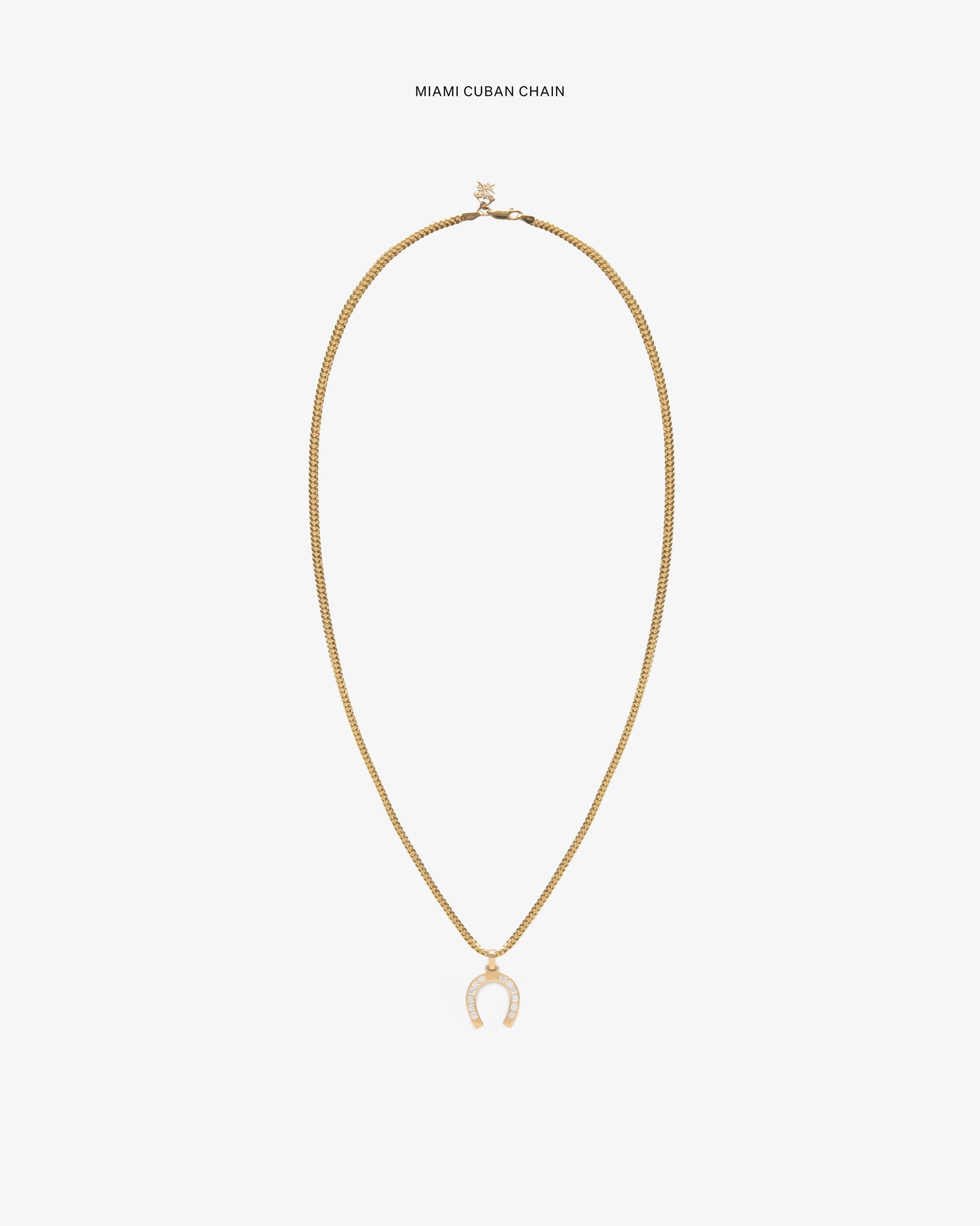 Diamond Horseshoe Pendant - Aimé Leon Dore Jewelry