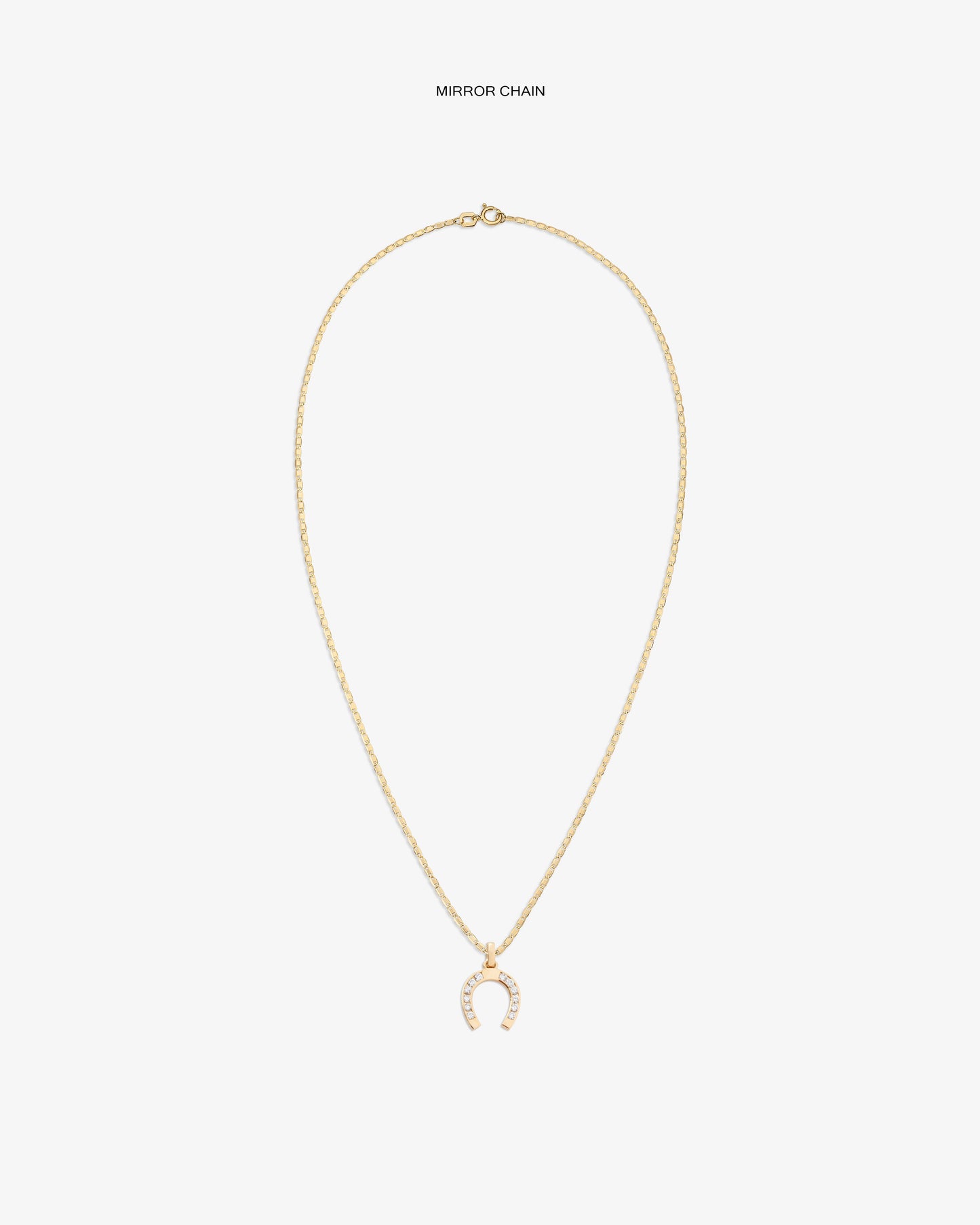 Diamond Horseshoe Pendant - Aimé Leon Dore Jewelry
