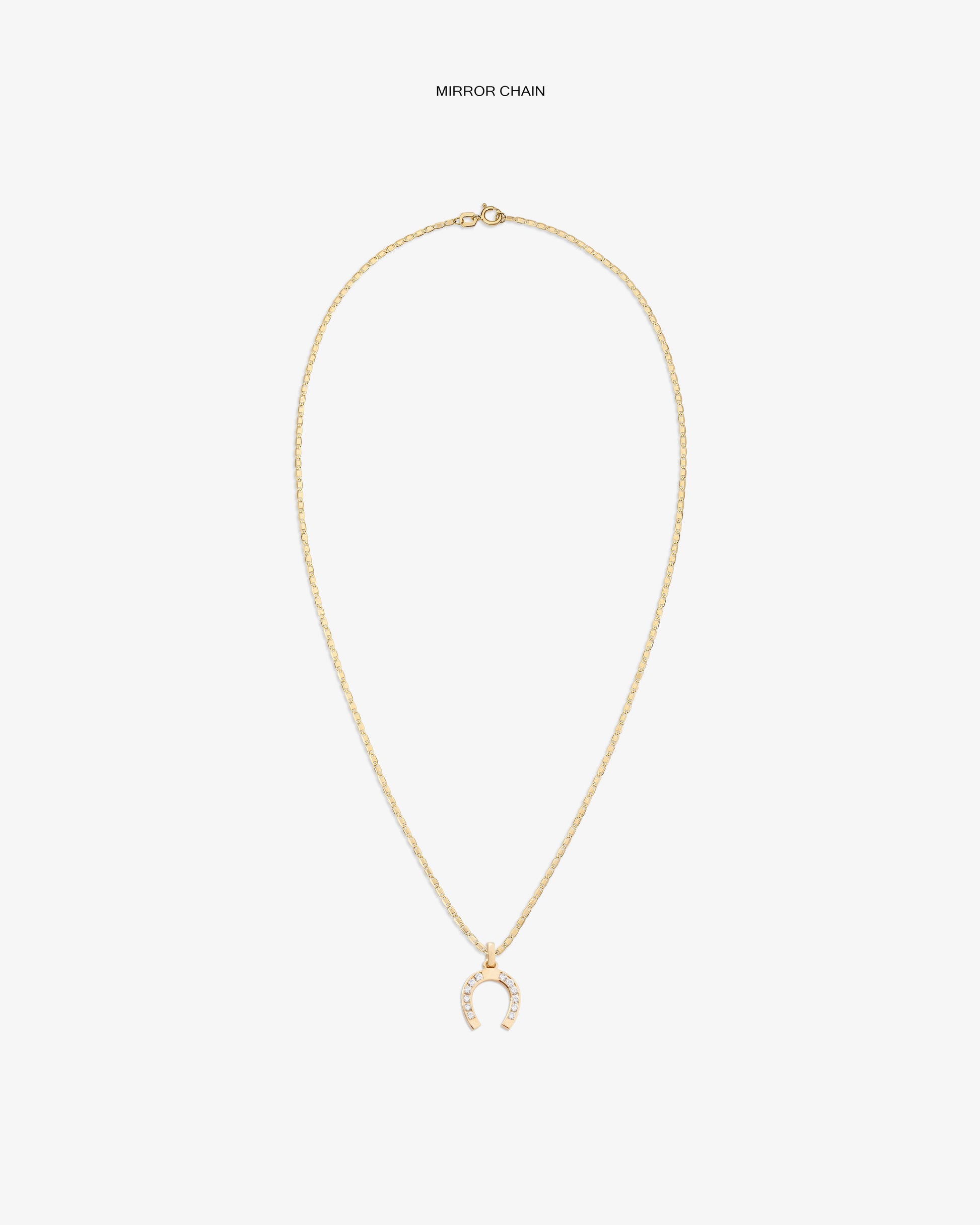 Diamond Horseshoe Pendant - Aimé Leon Dore Jewelry