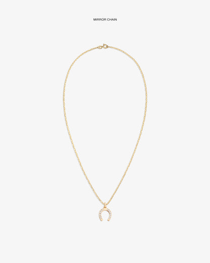 Diamond Horseshoe Pendant - Aimé Leon Dore Jewelry