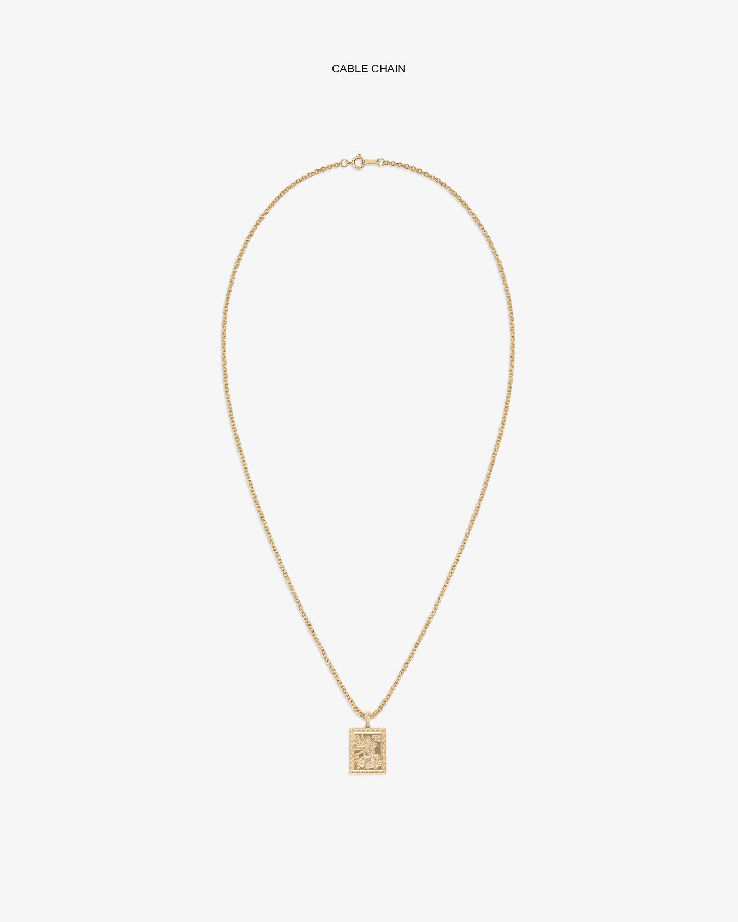 14Kt Gold Saint George Pendant - Aimé Leon Dore Jewelry