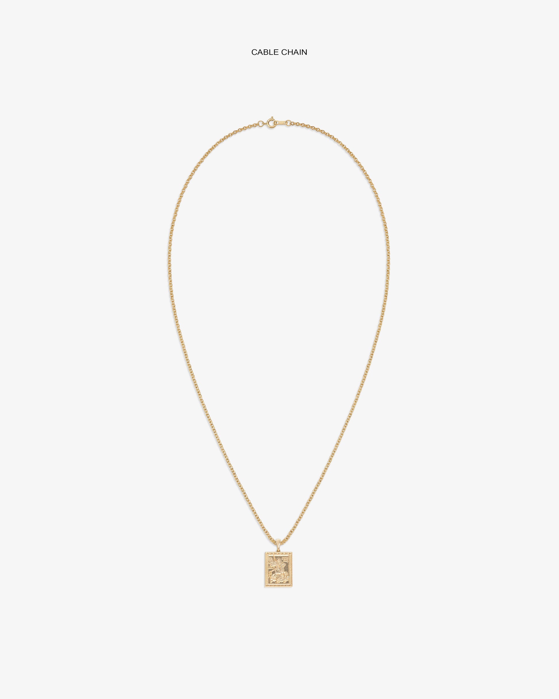 14Kt Gold Saint George Pendant - Aimé Leon Dore Jewelry