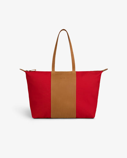 Leather Canvas Zip Tote - Aimé Leon Dore Accessories