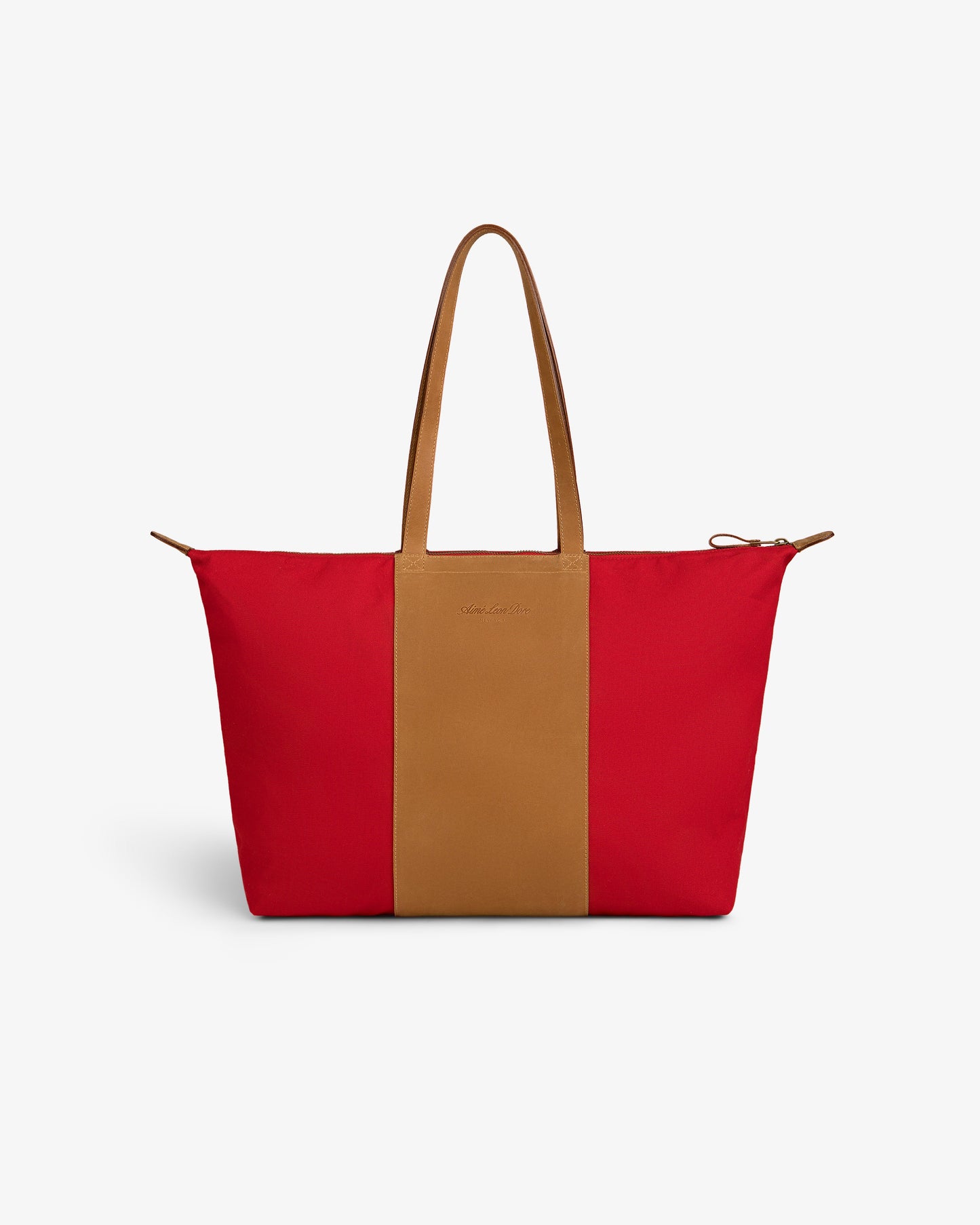 Leather Canvas Zip Tote - Aimé Leon Dore Accessories