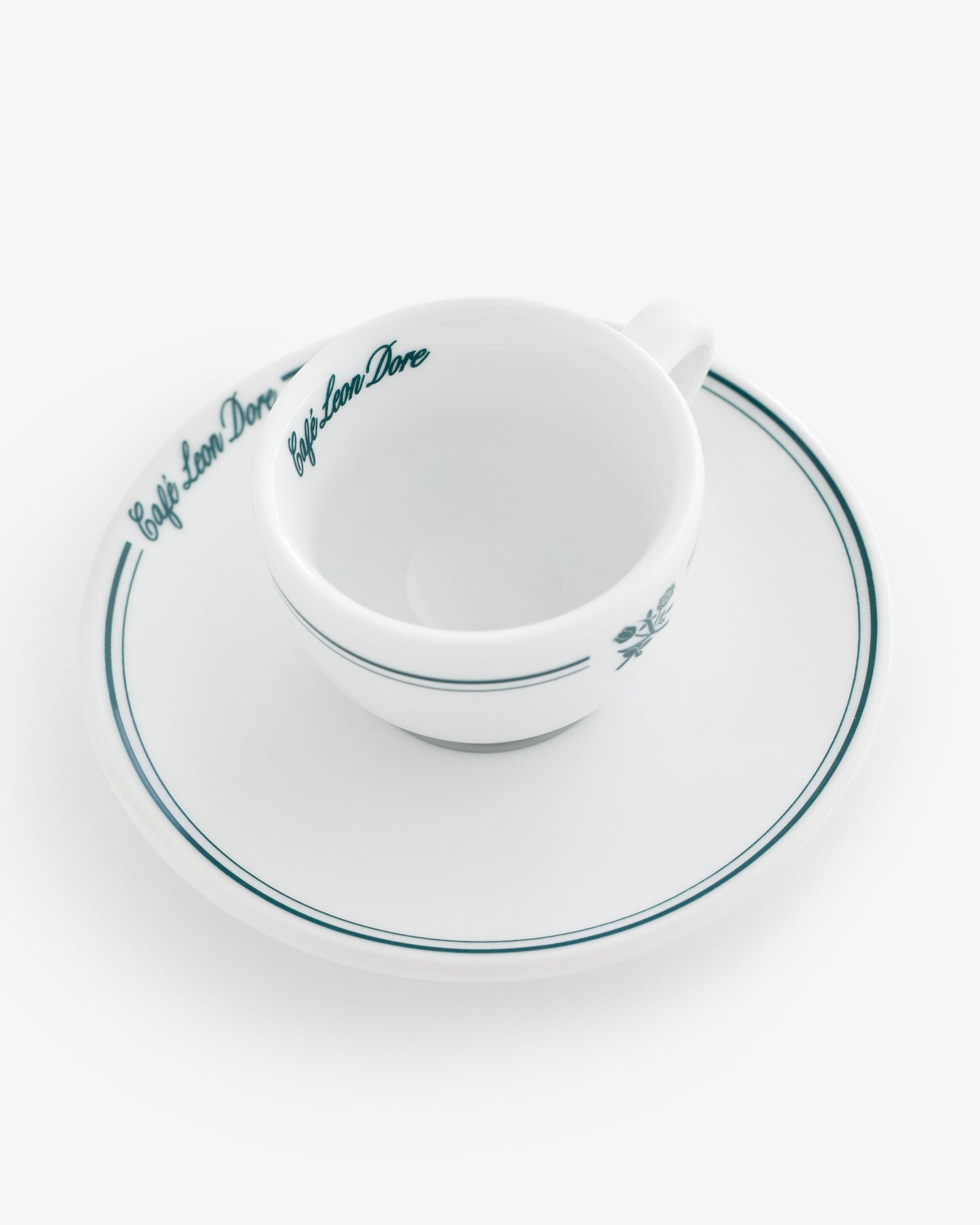 Café Leon Dore Espresso Cup & Saucer (Set of 6) - Aimé Leon Dore Accessories